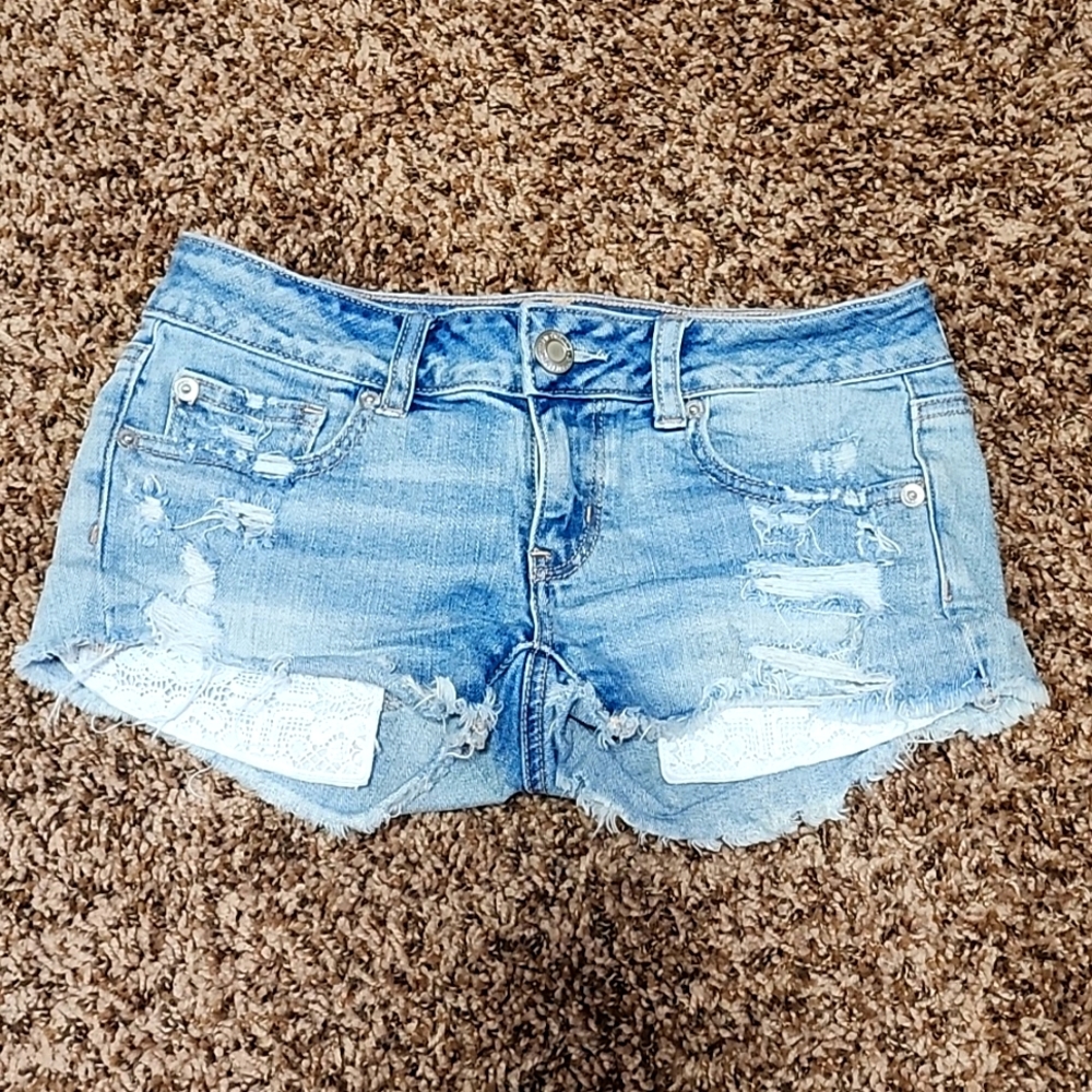 American eagle shortie shorts